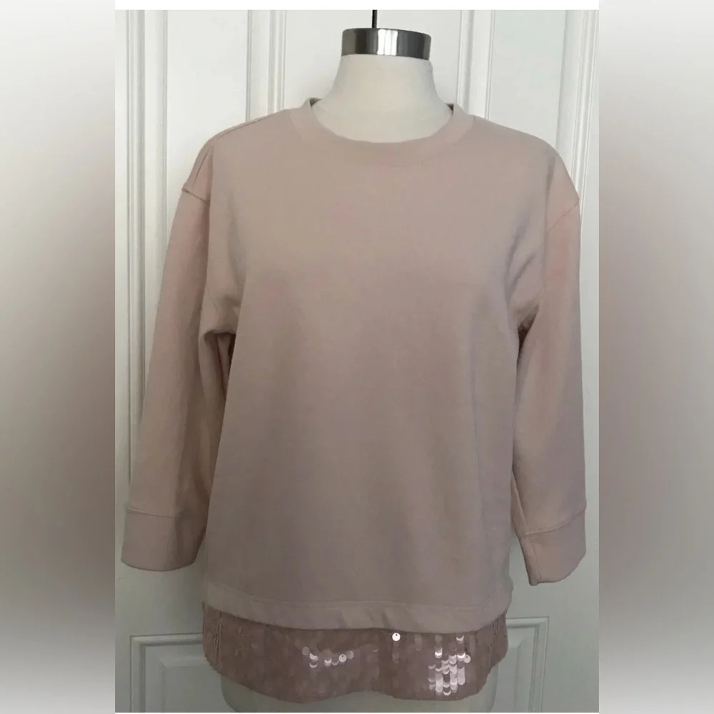 J. Crew Women's Blush Bling Sweatshirt